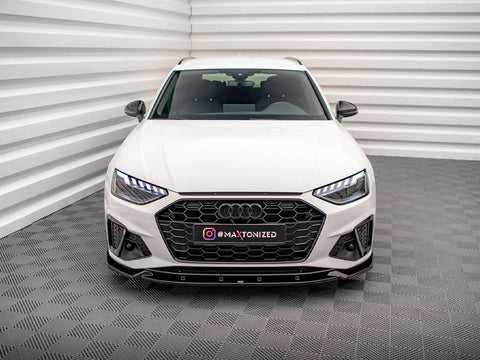 Maxton Design - FRONT SPLITTER V.1 AUDI A4 S-LINE / S4 B9 FACELIFT