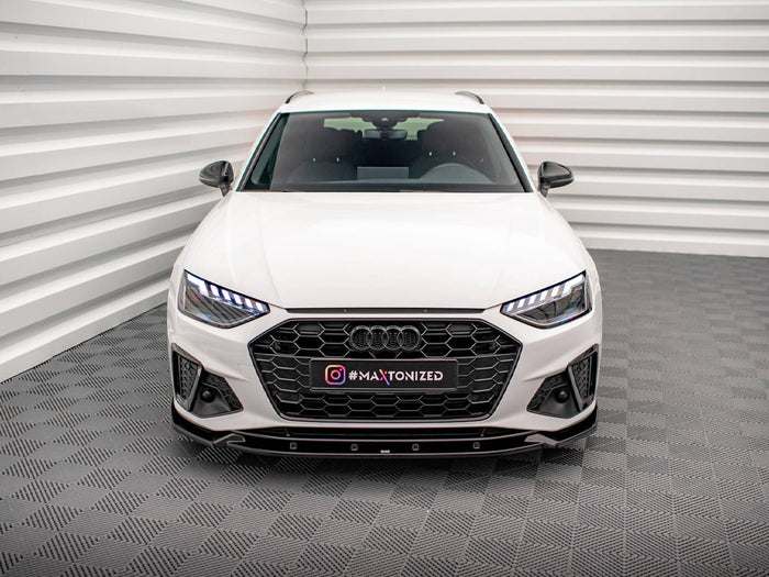 Audi A4 S-Line / S4 B9 Facelift Front Splitter V.1 - Maxton Design