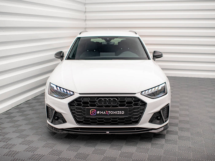 Audi A4 S-Line / S4 B9 Facelift Front Splitter V.2 - Maxton Design