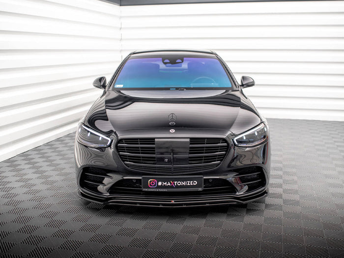 Mercedes S AMG-Line W223 Front Splitter - Maxton Design