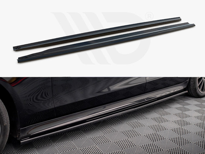 Mercedes S Long AMG-Line V223 Side Skirts Diffusers - Maxton Design