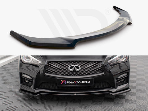 Infiniti Q50 S Mk1 Front Splitter V.1 - Maxton Design