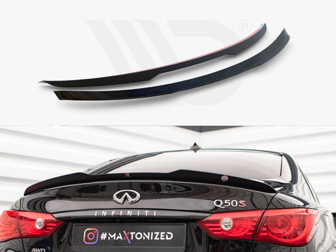 Infiniti Q50 S Mk1 Spoiler CAP - Maxton Design