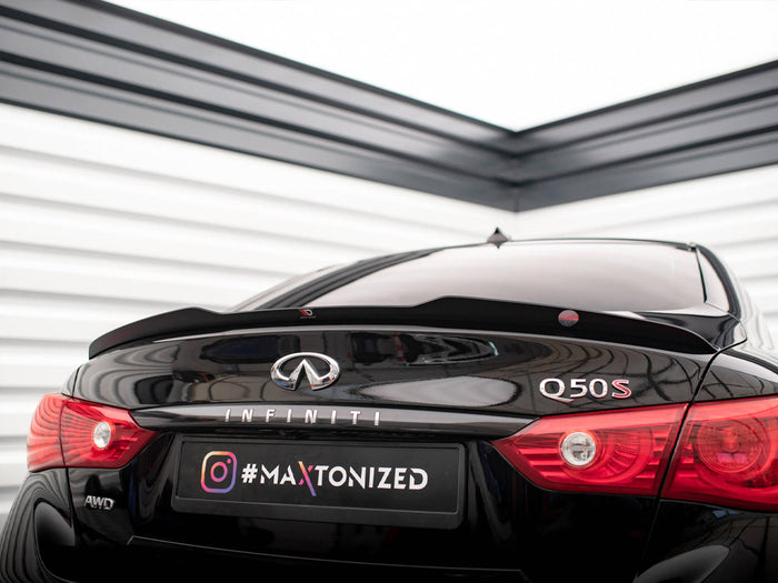 Infiniti Q50 S Mk1 Spoiler CAP - Maxton Design