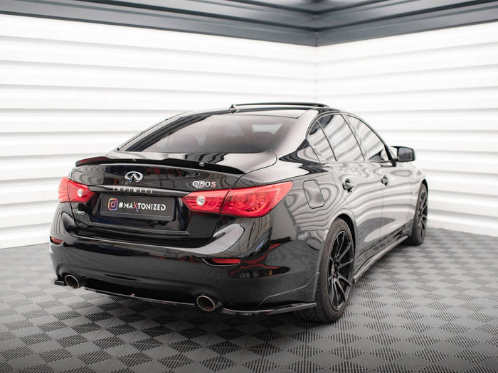 Infiniti Q50 S Mk1 Central Rear Splitter - Maxton Design