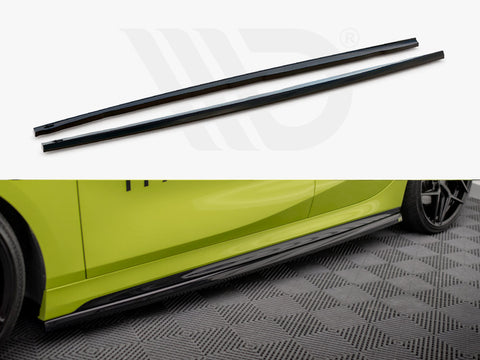 BMW 1 F40 M-Sport / M135i Side Skirts Diffusers V.4 - Maxton Design
