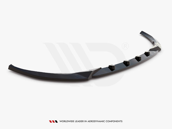 Front Splitter V.2 Mercedes-Benz C AMG Line Sedan / Coupe / Estate W205 / C205 / S205 Facelift - Maxton Design