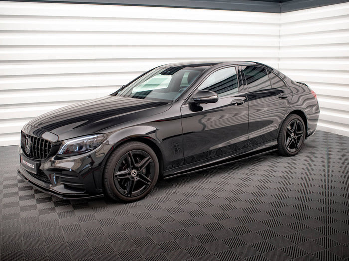 Side Skirts Diffusers Mercedes-Benz C43 / C AMG-Line Sedan / Estate W205 / S205 Facelift - Maxton Design