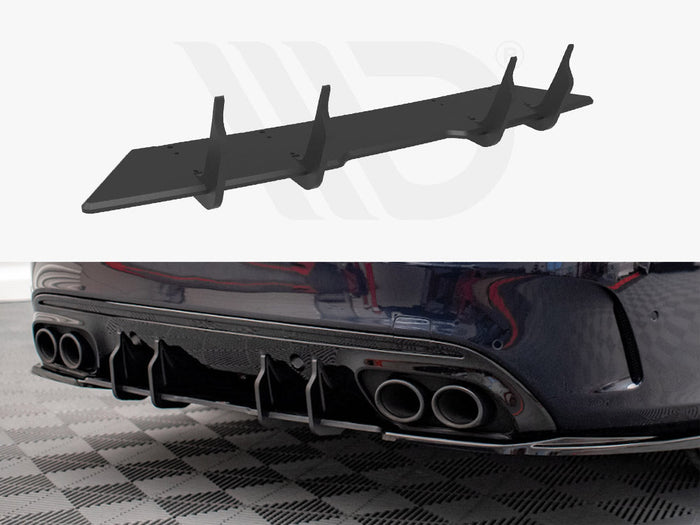 Maxton Design - Street PRO Rear Diffuser Mercedes-AMG C43 Sedan / Estate W205 / S205 Facelift