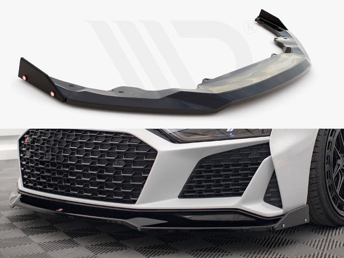 Maxton Design - FRONT SPLITTER V.3 + FLAPS AUDI R8 MK2 FACELIFT