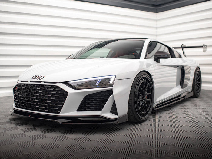 Maxton Design - FRONT SPLITTER V.3 + FLAPS AUDI R8 MK2 FACELIFT