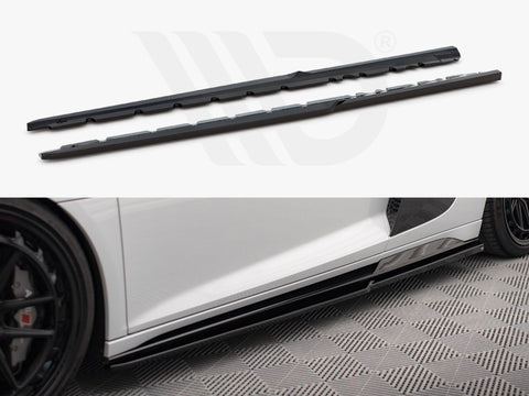 Audi R8 Mk2 Facelift Side Skirts Diffusers V.2 - Maxton Design