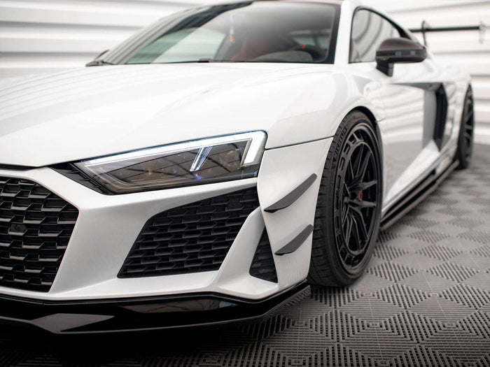 Maxton Design - FRONT BUMPER WINGS (CANARDS) AUDI R8 MK2 FACELIFT
