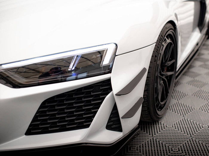 Maxton Design - FRONT BUMPER WINGS (CANARDS) AUDI R8 MK2 FACELIFT