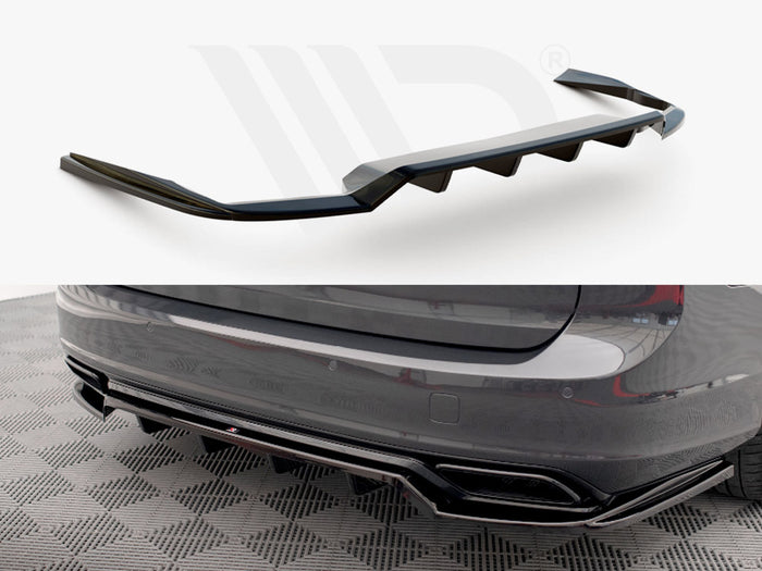 Volvo V90 / S90 R-Design Mk2 Rear Splitter (Vertical Bars) - Maxton Design