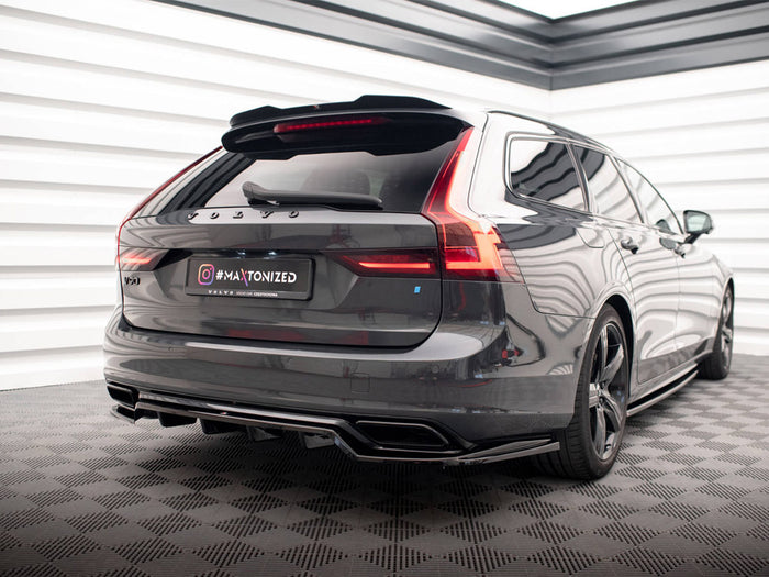 Volvo V90 / S90 R-Design Mk2 Rear Splitter (Vertical Bars) - Maxton Design