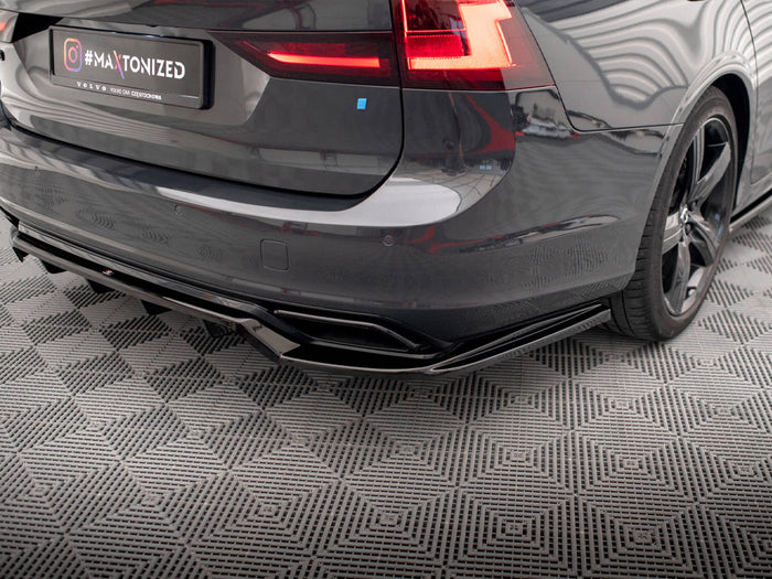 Volvo V90 / S90 R-Design Mk2 Rear Splitter (Vertical Bars) - Maxton Design
