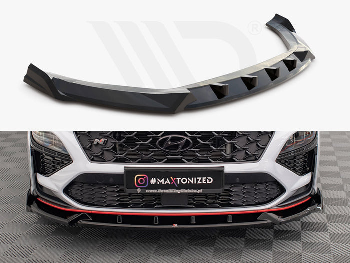 Hyundai Kona N Mk1 Front Splitter V.1 - Maxton Design