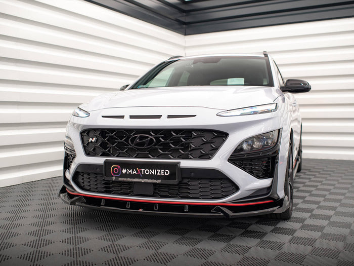 Hyundai Kona N Mk1 Front Splitter V.1 - Maxton Design