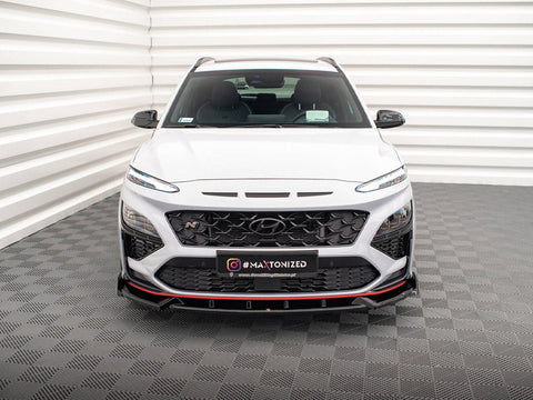 Maxton Design - FRONT SPLITTER V.1 HYUNDAI KONA N MK1