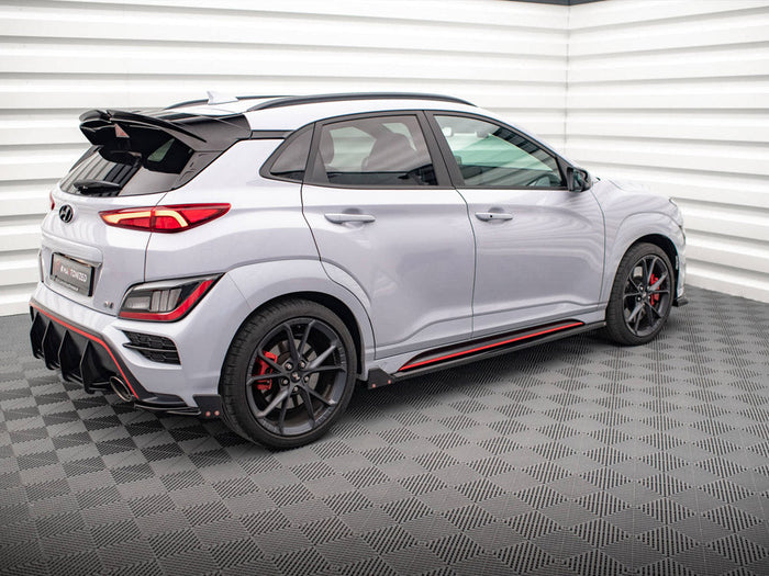 Maxton Design - SIDE SKIRTS DIFFUSERS V.1 + FLAPS HYUNDAI KONA N MK1