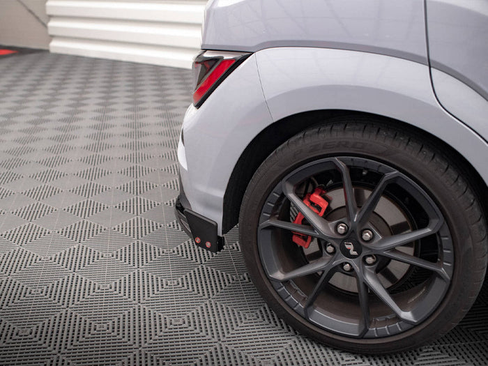 Maxton Design - REAR SIDE SPLITTERS V.1 + FLAPS HYUNDAI KONA N MK1