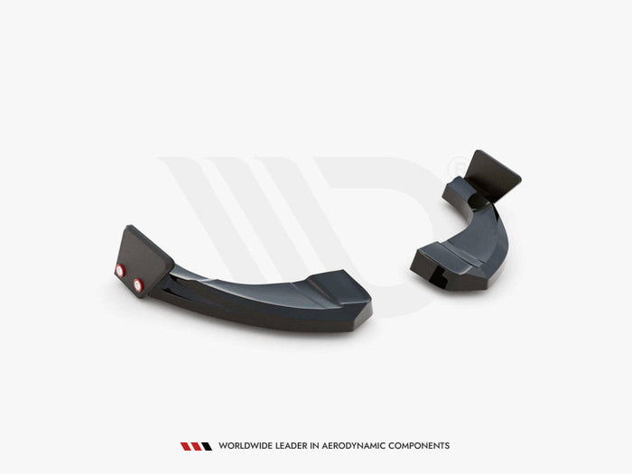 Maxton Design - REAR SIDE SPLITTERS V.1 + FLAPS HYUNDAI KONA N MK1