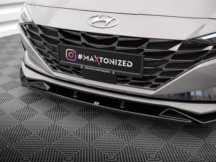 Hyundai Elantra Mk7 Front Splitter - Maxton Design