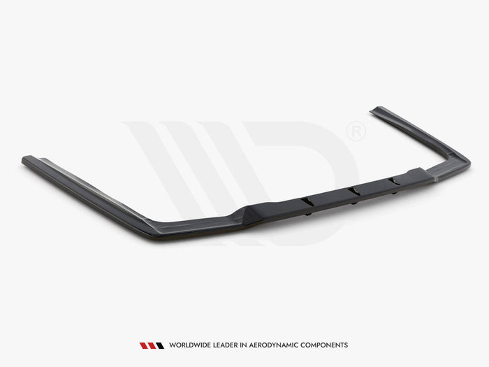 Maxton Design - CENTRAL REAR SPLITTER (VERTICAL BARS) MERCEDES-BENZ E63 AMG SEDAN W212 FACELIFT (2012-2014)