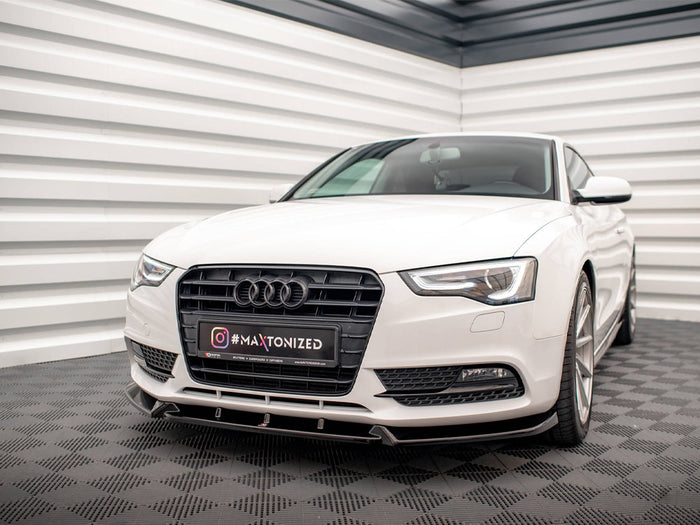 Audi A5 Coupe / Sportback 8T Facelift Front Splitter V.1 - Maxton Design