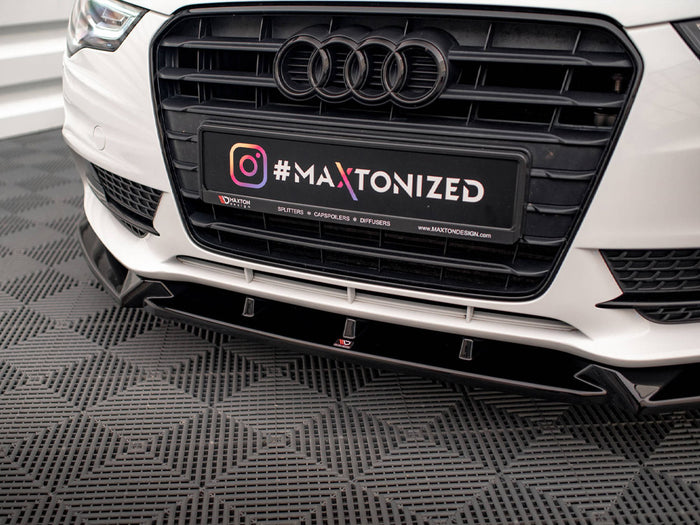 Audi A5 Coupe / Sportback 8T Facelift Front Splitter V.1 - Maxton Design