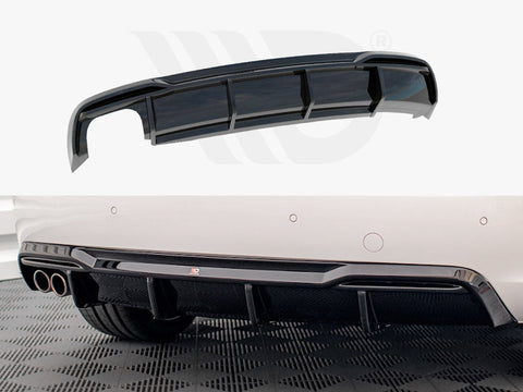 Maxton Design - Rear Valance Audi A5 8T Facelift (Version with dual exhausts on one side)