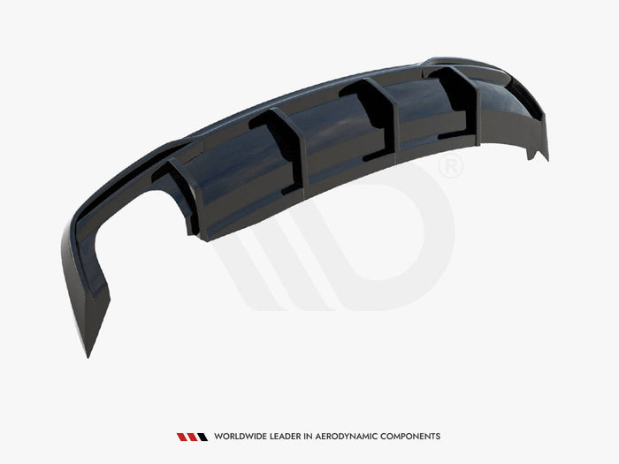 Maxton Design - Rear Valance Audi A5 8T Facelift (Version with dual exhausts on one side)