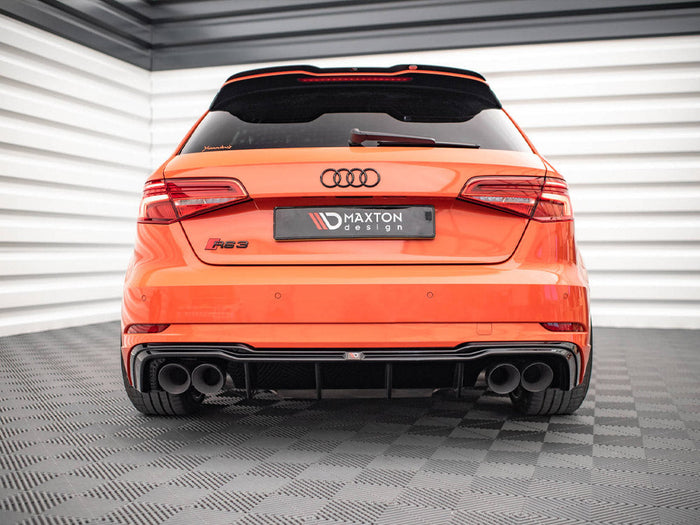 Maxton Design - Rear Valance + Milltek Sport Non-Resonated Exhaust Audi RS3 Sportback 8V Facelift