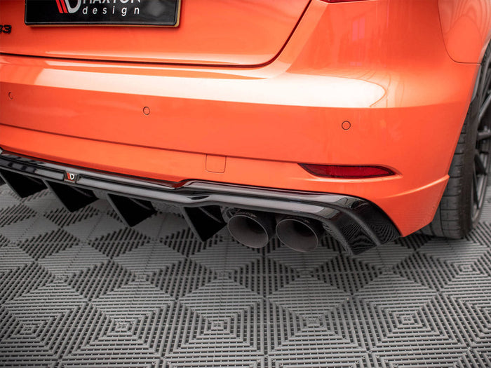 Maxton Design - Rear Valance + Milltek Sport Non-Resonated Exhaust Audi RS3 Sportback 8V Facelift