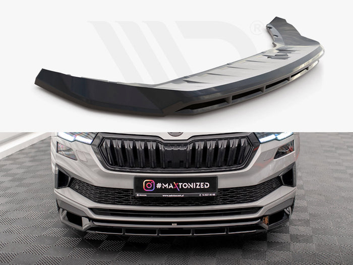 Front Splitter Skoda Karoq Sportline Mk1 Facelift - Maxton Design
