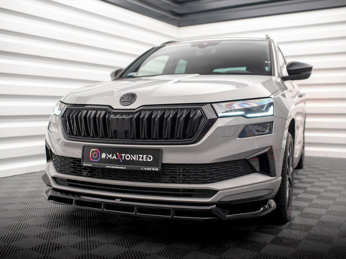 Front Splitter Skoda Karoq Sportline Mk1 Facelift - Maxton Design