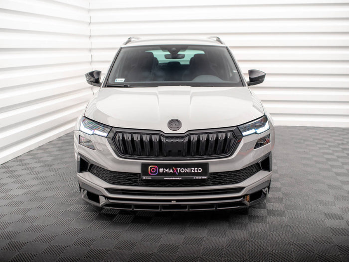 Front Splitter Skoda Karoq Sportline Mk1 Facelift - Maxton Design