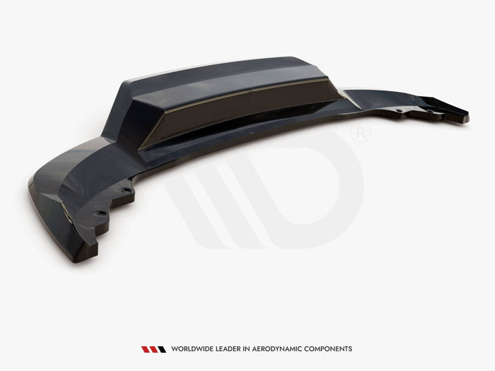 Rear Splitter (Vertical Bars) Skoda Karoq Sportline Mk1 Facelift - Maxton Design