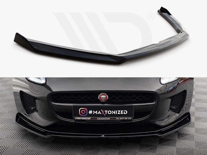 Jaguar F-Type Mk1 Facelift Front Splitter V.2 - Maxton Design