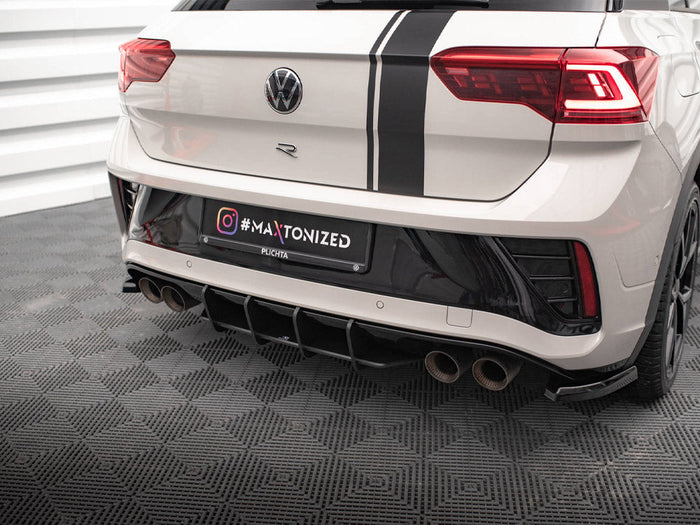 Maxton Design - STREET PRO REAR DIFFUSER VOLKSWAGEN T-ROC R MK1 FACELIFT