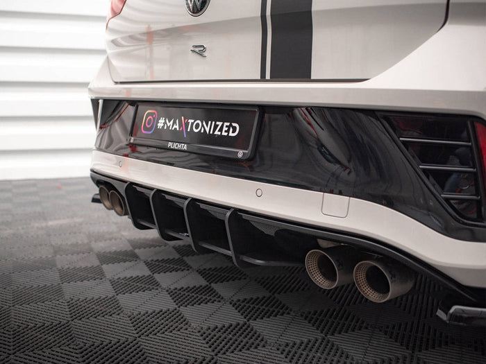 Maxton Design - STREET PRO REAR DIFFUSER VOLKSWAGEN T-ROC R MK1 FACELIFT