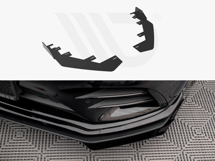 Mercedes A35 AMG / AMG-Line Aero Pack W177 Front Flaps - Maxton Design