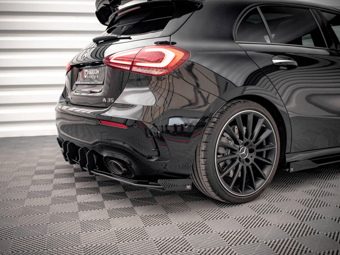 Mercedes A35 AMG Hatchback Aero Pack W177 Rear Side Flaps - Maxton Design