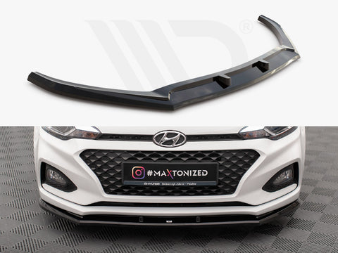 Hyundai I20 Mk2 Facelift Front Splitter Front Splitter V.1 - Maxton Design