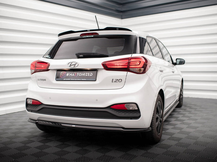 Hyundai I20 Mk2 Facelift Central Rear Splitter - Maxton Design