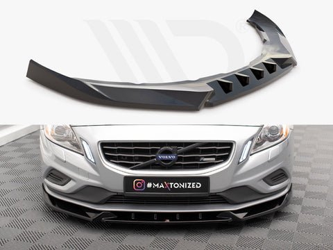 Volvo S60 R-Design Mk2 Front Splitter V.1 - Maxton Design