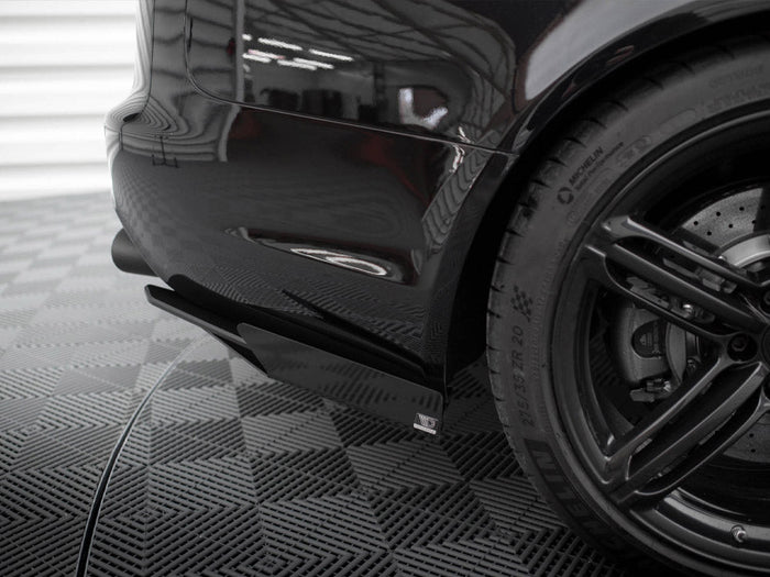 Maxton Design - STREET PRO REAR SIDE SPLITTERS + FLAPS AUDI RS6 AVANT C6