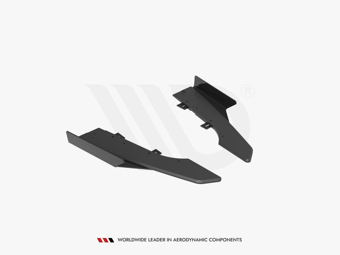 Maxton Design - STREET PRO REAR SIDE SPLITTERS + FLAPS AUDI RS6 AVANT C6