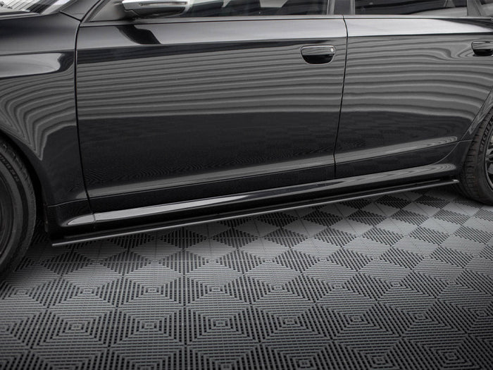 Maxton Design - STREET PRO SIDE SKIRTS DIFFUSERS AUDI RS6 AVANT C6